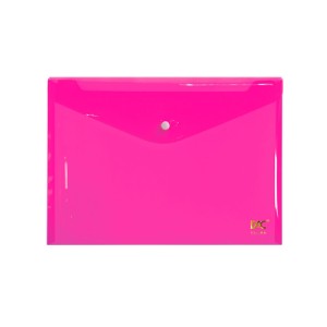 PASTA MALOTE A4 C/ BOTÃO ROSA DAC