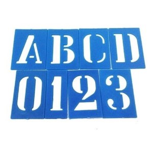 LETRAS E NÚMEROS VAZADOS 65MM BUDEPLAST