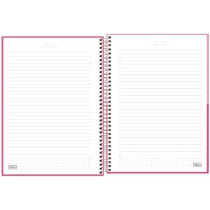 CADERNO ESPIRAL CD UNIVERSITÁRIO 10M LOVE PINK 160F TILIBRA