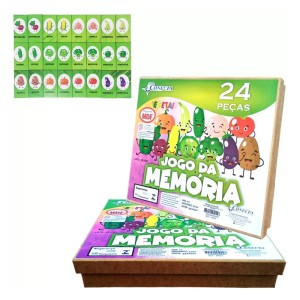 JOGO DA MEMÓRIA VEGETAIS MDF
