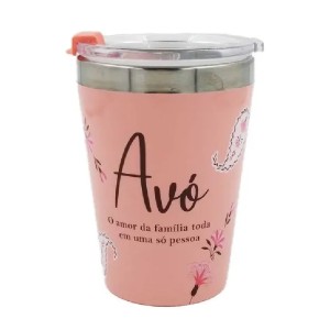 COPO VIAGEM SNAP 300ML AVÓ O AMOR DA FAMILIA ZONA CRIATIVA