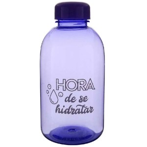 GARRAFA FRASE MOTIVACIONAL 600ML PLÁSTICO