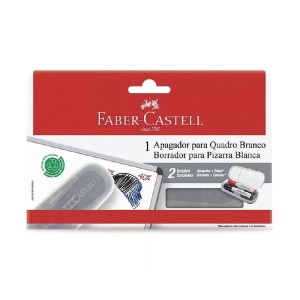 APAGADOR PARA QUADRO BRANCO C/ ESTOJO FABER-CASTELL