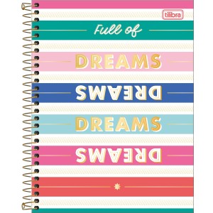 CADERNETA ESPIRAL CAPA DURA 1/8 BE NICE 80 FOLHAS TILIBRA