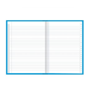 CADERNO BROCHURA CD 1/4 COM ÍNDICE D+ AZUL 96 FOLHAS TILIBRA
