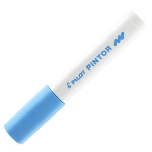 CANETA MARCADOR PILOT PINTOR MEDIA 1.4MM CRIATIVAS AZUL CLARO