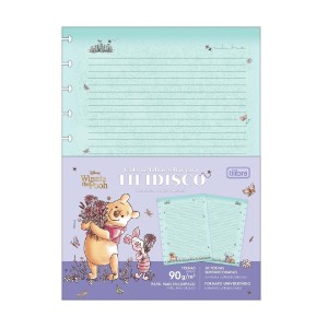 REFIL PARA TILIDISCO UNIV PAUTADO POOH 50 FLS TILIBRA