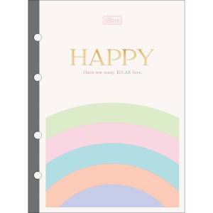 REFIL TILIFLEX P/ FICHÁRIO COLEGIAL HAPPY 80FLS TILIBRA