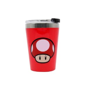 COPO VIAGEM SNAP 300ML MUSHROOM RED ZONA CRIATIVA