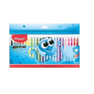 CANETA HIDROGRÁFICA 24 CORES COLOR’PEPS OCEAN POLVO MAPED