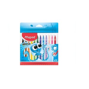 CANETA HIDROGRÁFICA 12 CORES COLOR’PEPS OCEAN POLVO MAPED