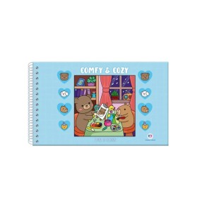 COMFY AND COZY BLUE LIVRO PARA COLORIR CIRANDA CULTURAL