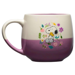 CANECA MAGGIE 400ML SNOOPY FLORAL ZONA CRIATIVA