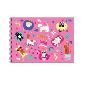 CADERNO CARTOGRAFIA MILIMETRADO ESP CD 96FLS D+ FEM TILIBRA