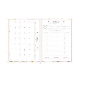 AGENDA COSTURADA DIÁRIA CHARME M4 TILIBRA