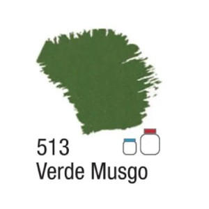 TINTA ACRÍLICA FOSCA 250ML VERDE MUSGO 513 ACRILEX