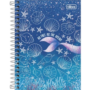 CADERNETA ESPIRAL CAPA DURA 1/8 WONDER 80 FOLHAS TILIBRA