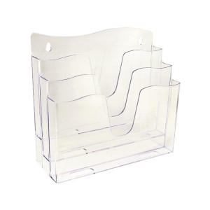 ORGANIZADOR DE DOCUMENTOS TRIPLO DELLOCOLOR CRISTAL DELLO