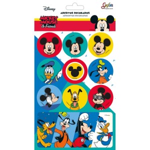 ADESIVOS DECORADOS MICKEY/MINNIE VERMELHO GRAFONS